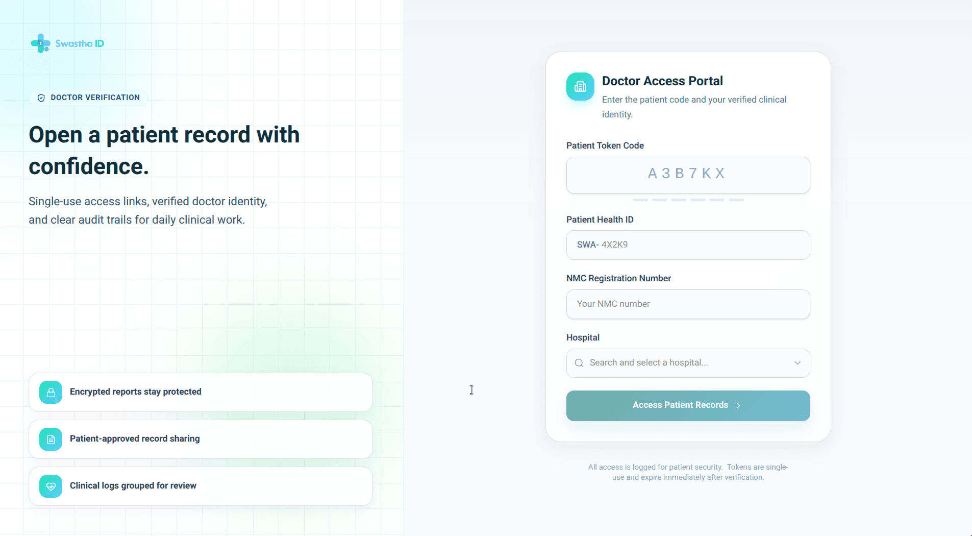 Secure Doctor Access
